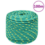 Brodski konop zeleni 12 mm 100 m od polipropilena