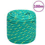 Brodski konop zeleni 16 mm 100 m od polipropilena