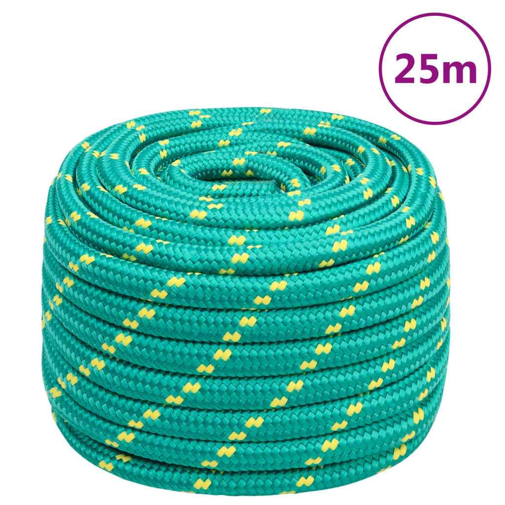 Brodski konop zeleni 20 mm 25 m od polipropilena