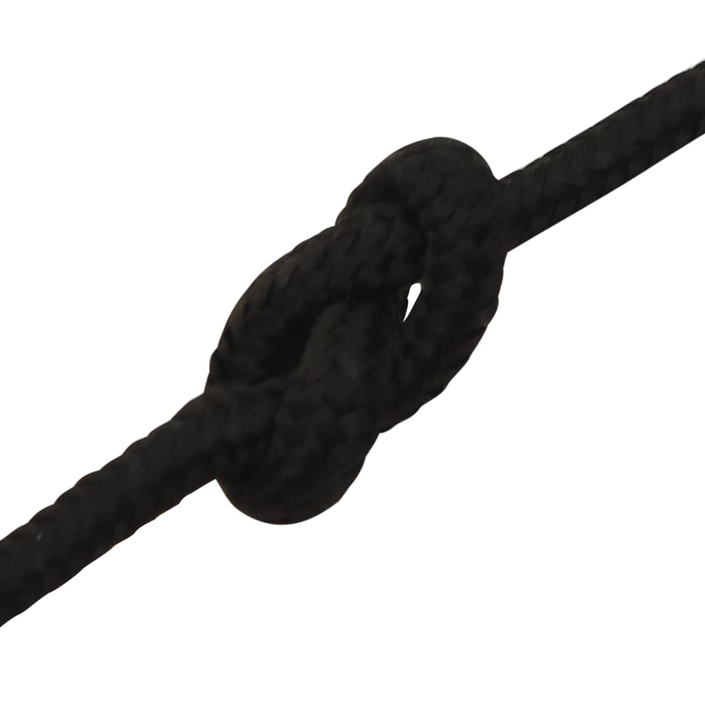 Radno uže crno 3 mm 250 m poliestersko