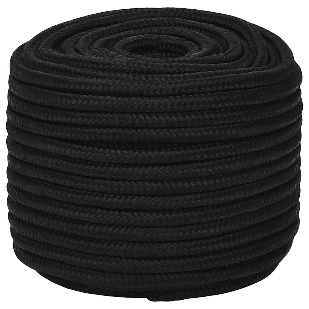 Radno uže crno 12 mm 250 m poliestersko