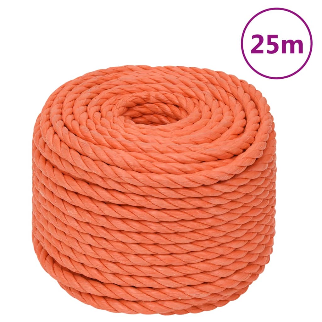 Radno uže narančasti 12 mm 25 m od polipropilena