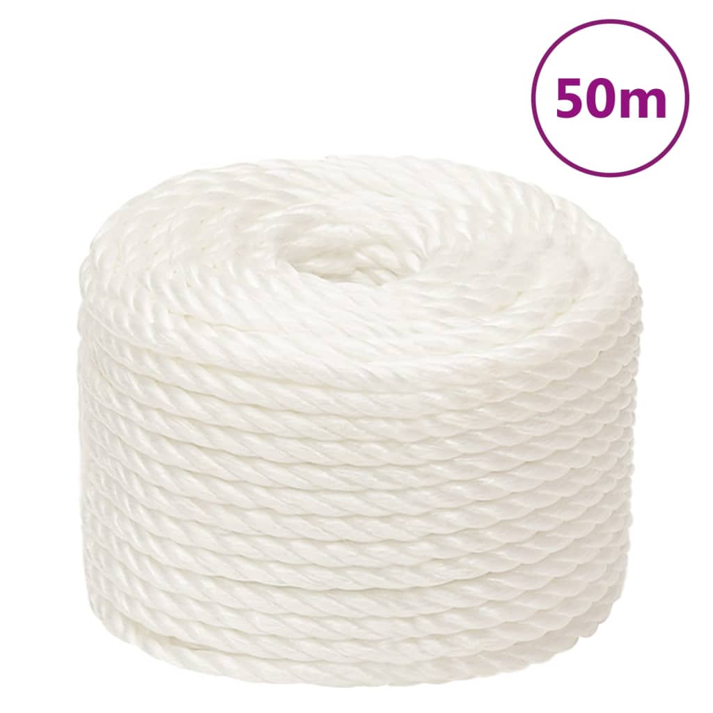 Radno uže bijeli 12 mm 50 m od polipropilena