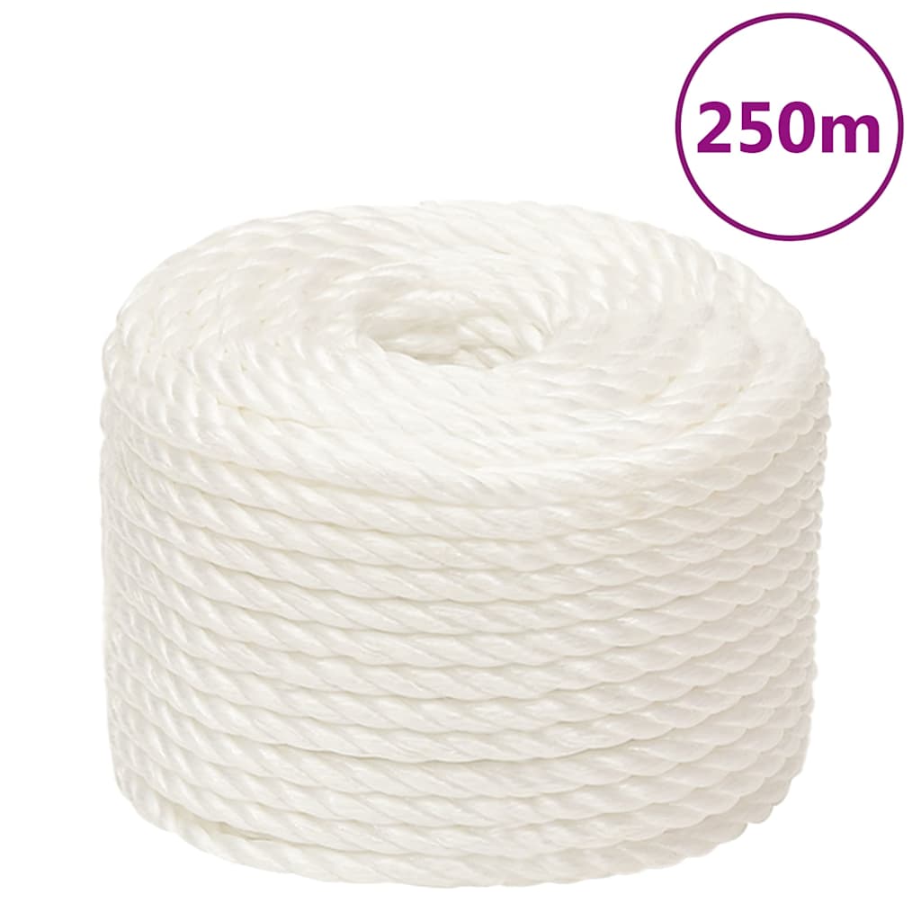 Radno uže bijeli 16 mm 250 m od polipropilena