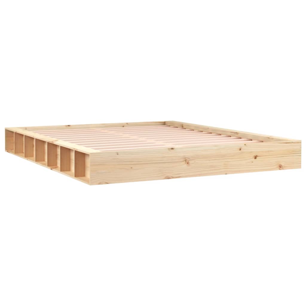 Okvir za krevet 120 x 200 cm od masivnog drva