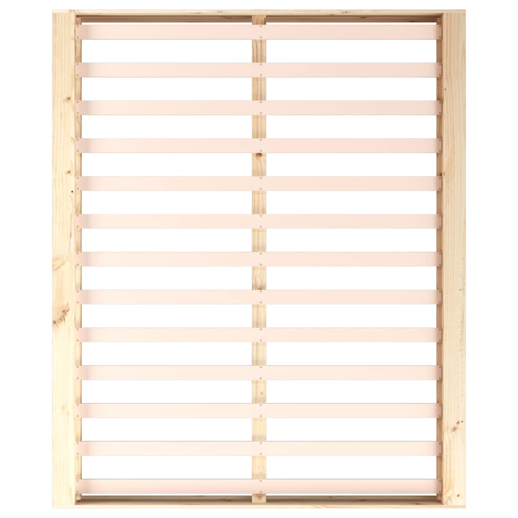 Okvir za krevet 120 x 200 cm od masivnog drva
