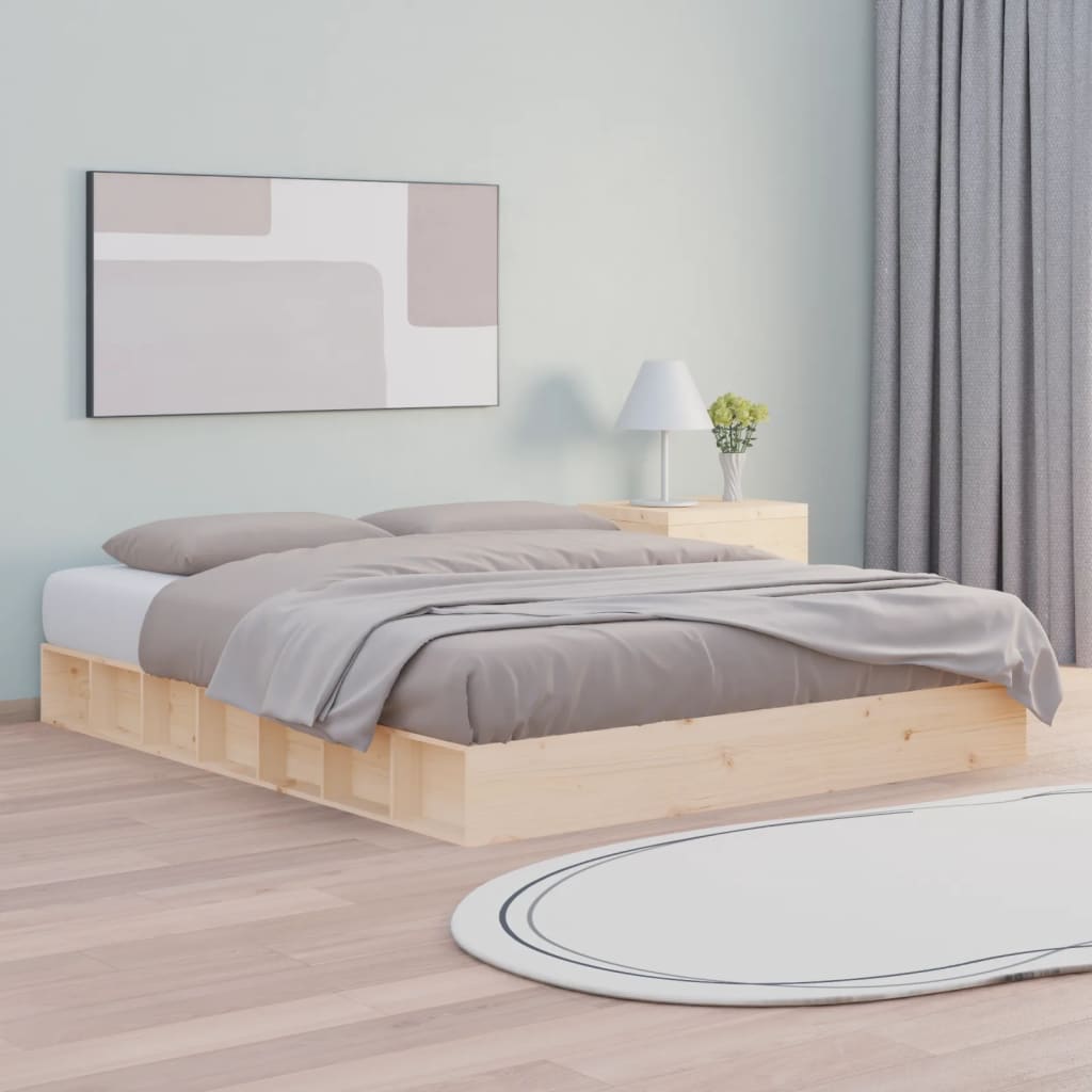 Okvir za krevet 120 x 200 cm od masivnog drva