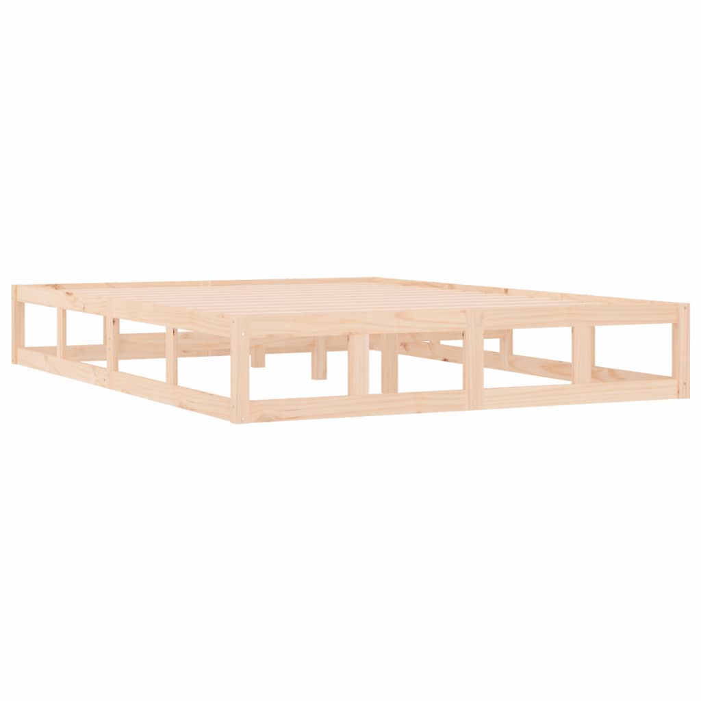 Okvir za krevet 120 x 200 cm od masivnog drva