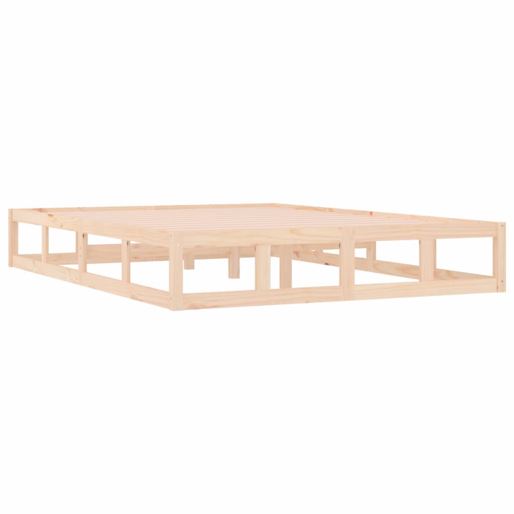 Okvir za krevet 200 x 200 cm od masivne borovine