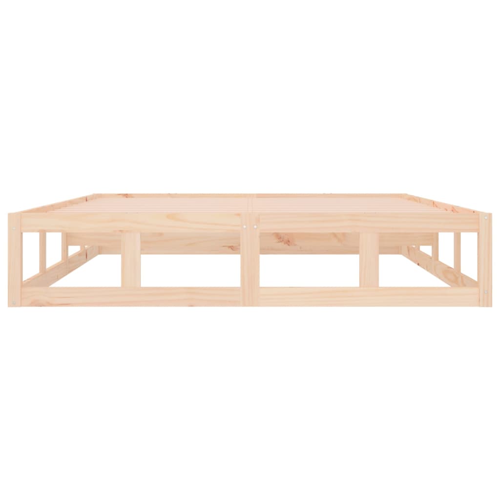 Okvir za krevet 200 x 200 cm od masivne borovine