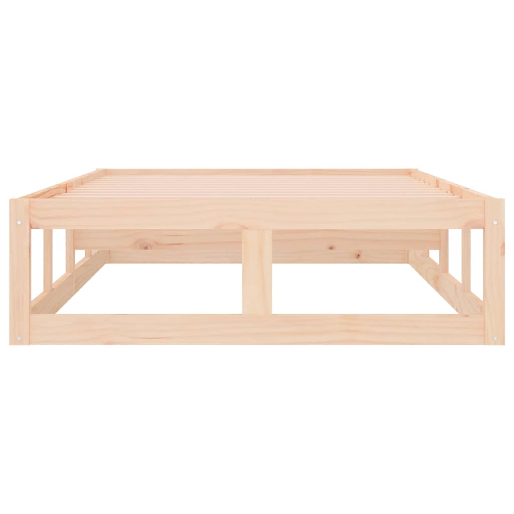 Okvir za krevet od masivnog drva 75 x 190 cm mali