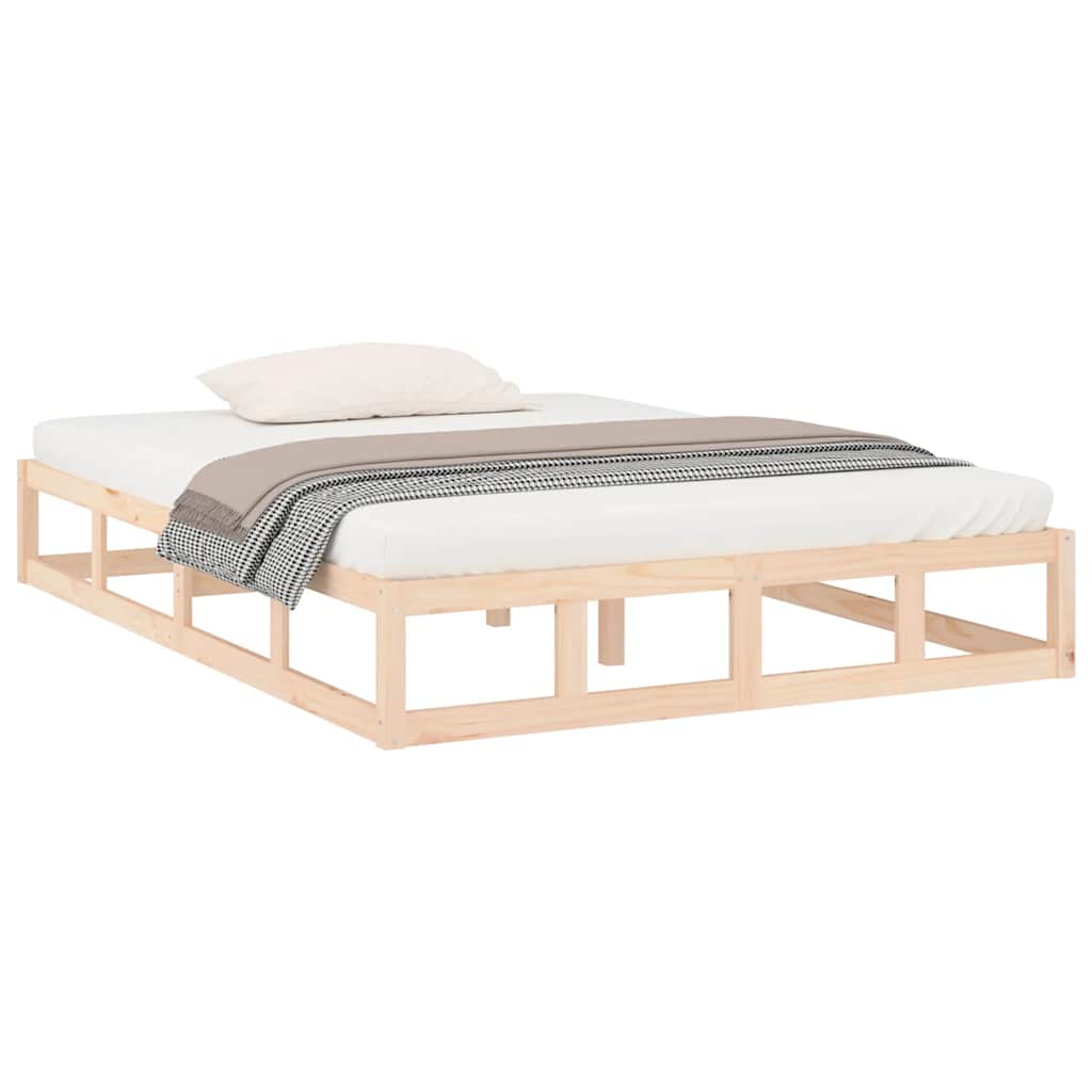 Okvir za krevet 140x190 cm od masivnog drva