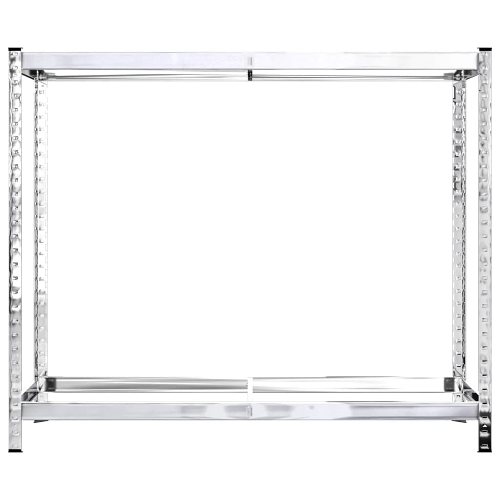Stalci za gume s 2 razine 2 kom srebrni 110x40x110 cm čelični