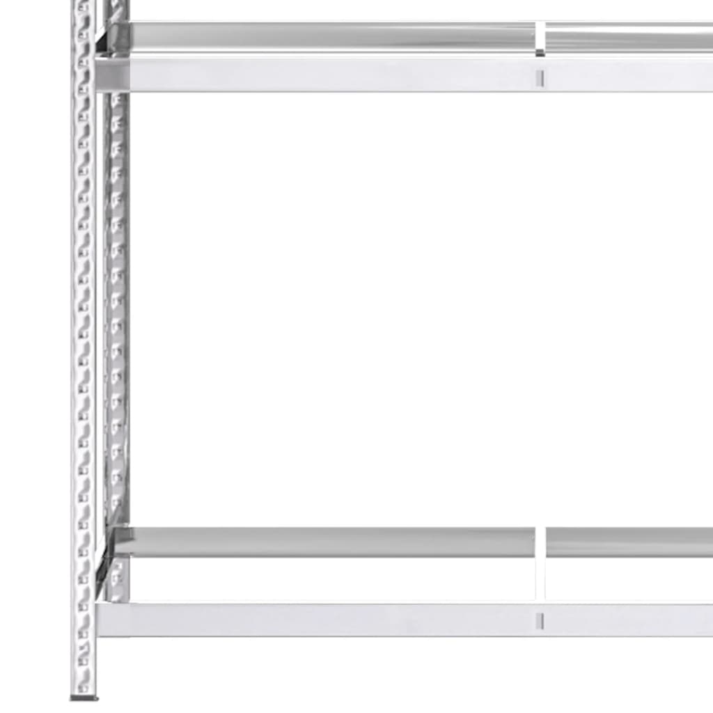 Stalak za gume s 3 razine srebrni 110 x 40 x 200 cm čelični