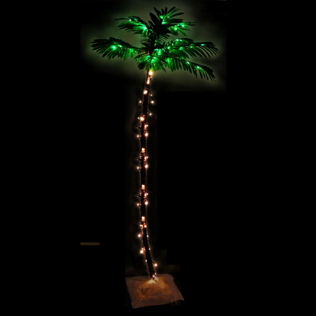 LED palma topla bijela 96 LED žarulje 180 cm