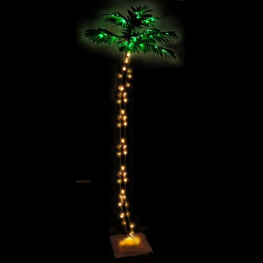 LED palma topla bijela 136 LED žarulje 220 cm