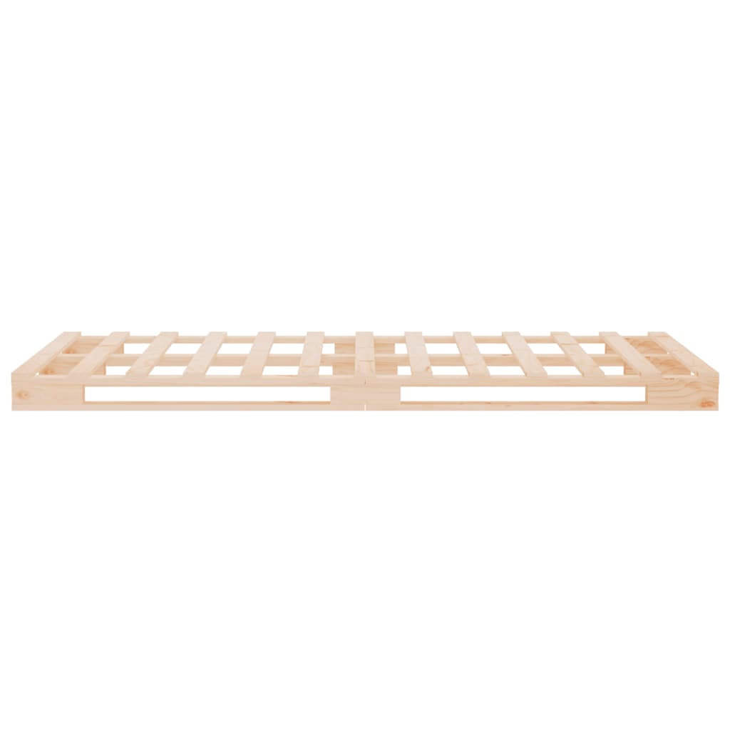 Krevet od paleta 75 x 190 cm od masivne borovine mali