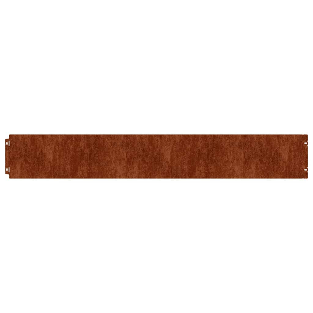 Rubnjaci za travnjak 50 kom fleksibilni 15x103 cm čelik COR-TEN