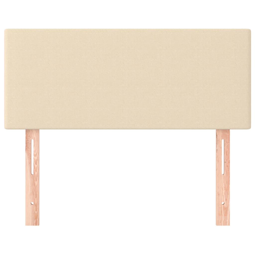 Uzglavlje krem 90x5x78/88 cm od tkanine