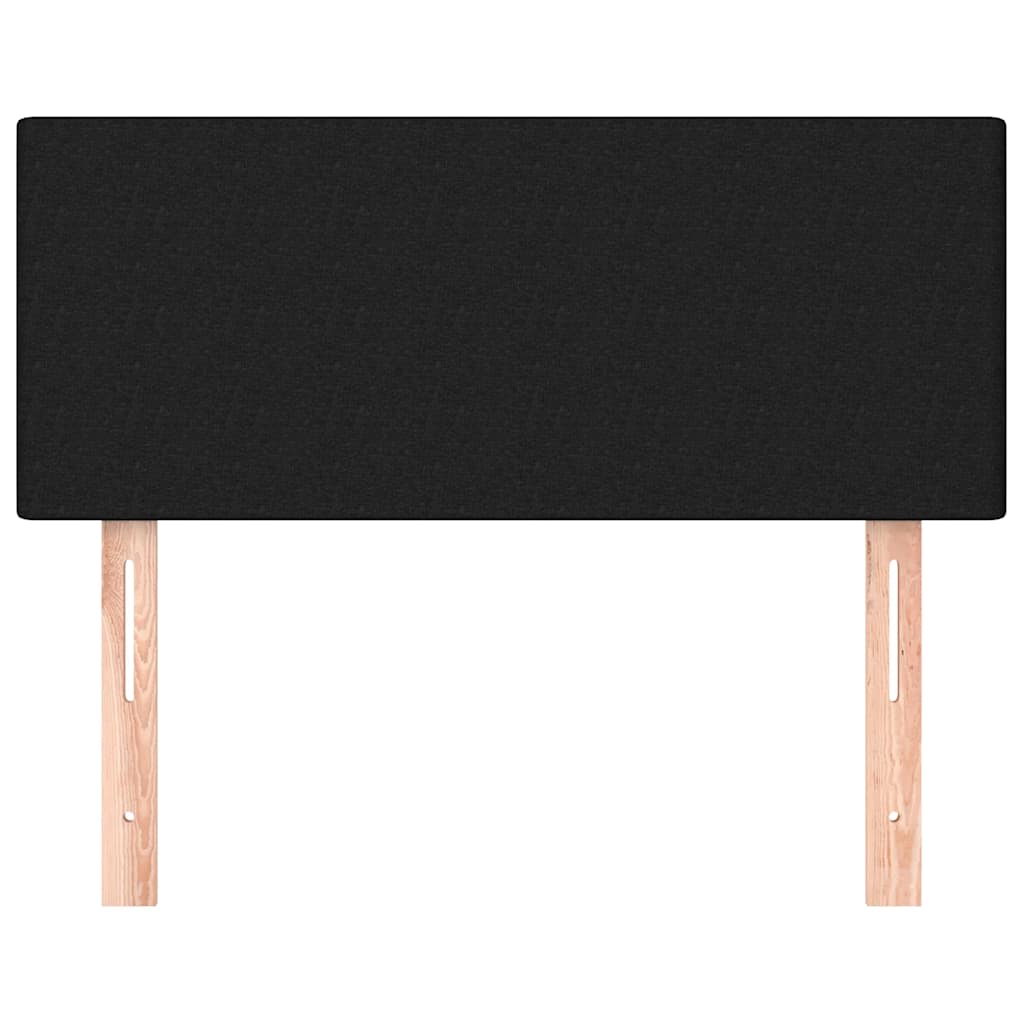 Uzglavlje crno 100x5x78/88 cm od tkanine