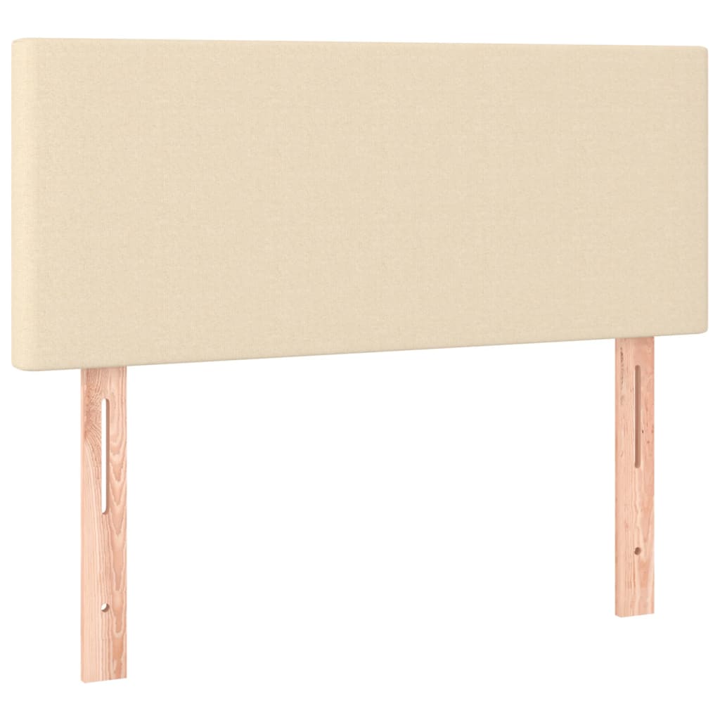 Uzglavlje krem 100x5x78/88 cm od tkanine
