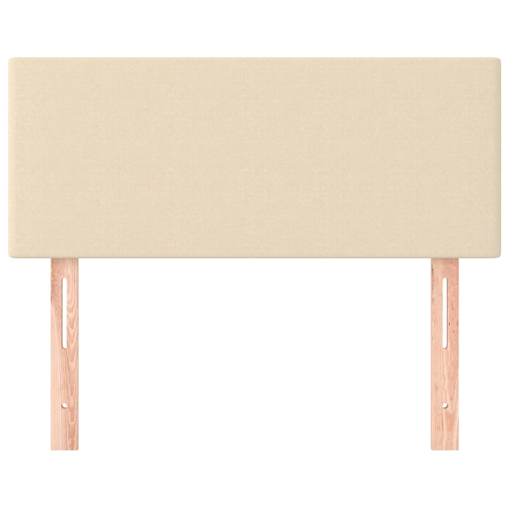 Uzglavlje krem 100x5x78/88 cm od tkanine