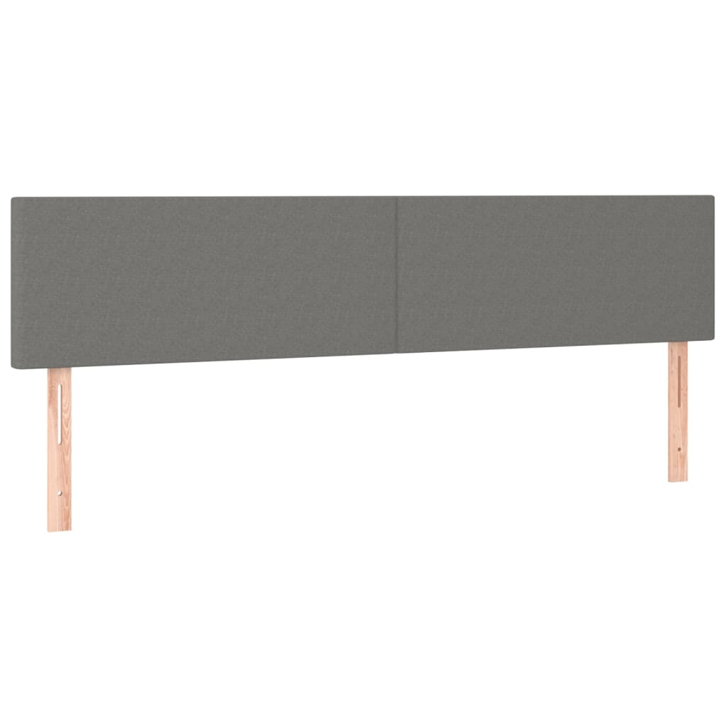 Uzglavlja tamnosiva 160x5x78/88 cm od tkanine