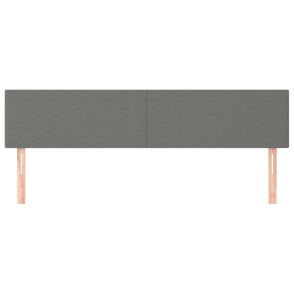 Uzglavlja tamnosiva 160x5x78/88 cm od tkanine