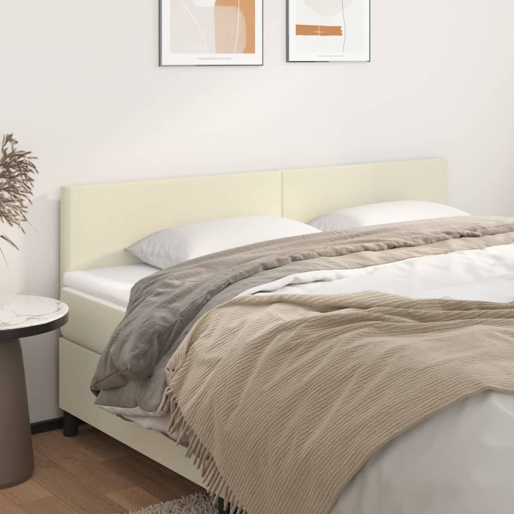 Uzglavlja krem 160x5x78/88 cm od umjetne kože