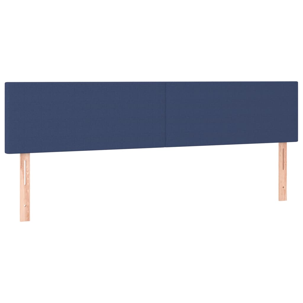 Uzglavlja plava 180x5x78/88 cm od tkanine