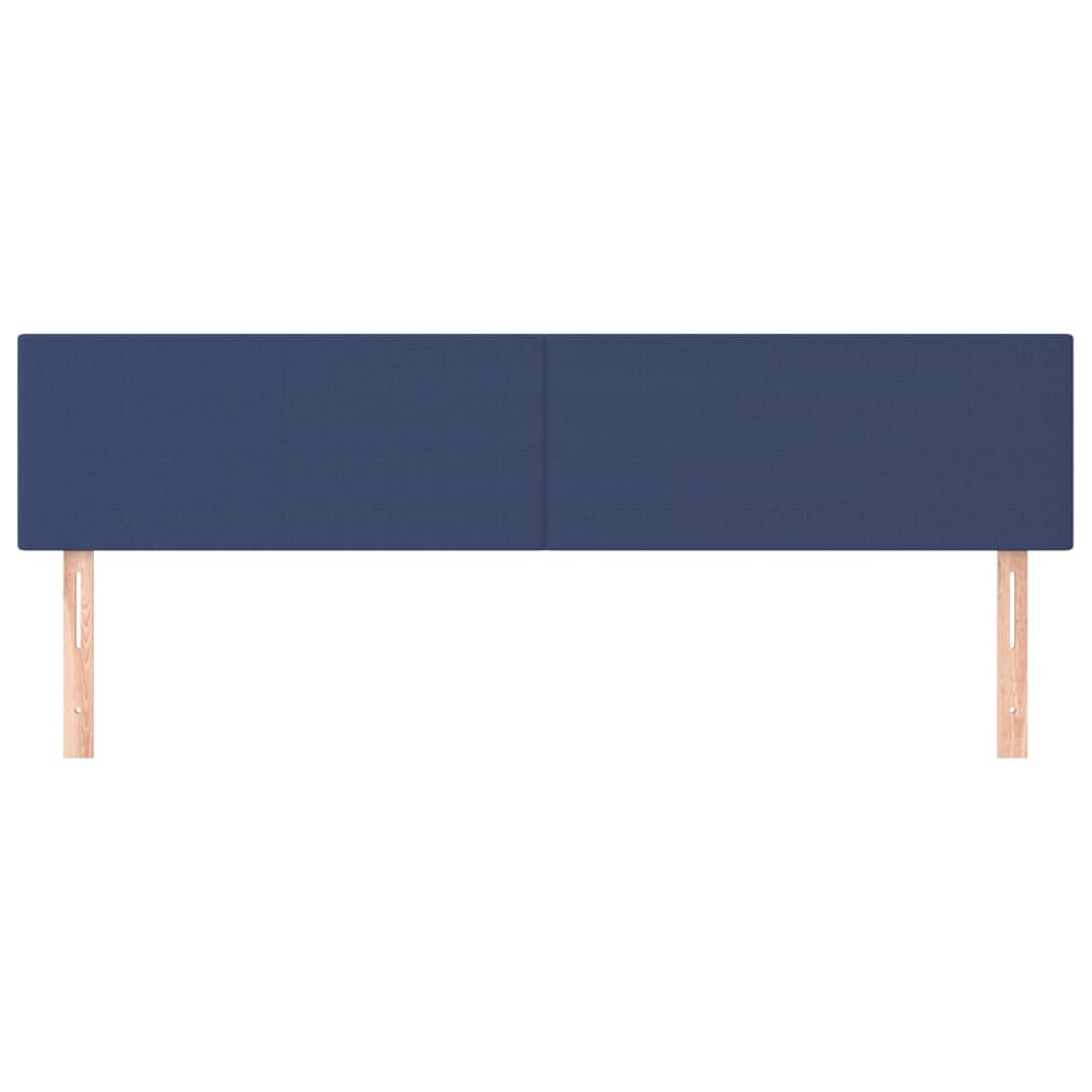 Uzglavlja plava 180x5x78/88 cm od tkanine