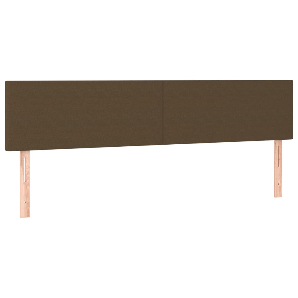 Uzglavlja tamnosmeđa 200x5x78/88 cm od tkanine