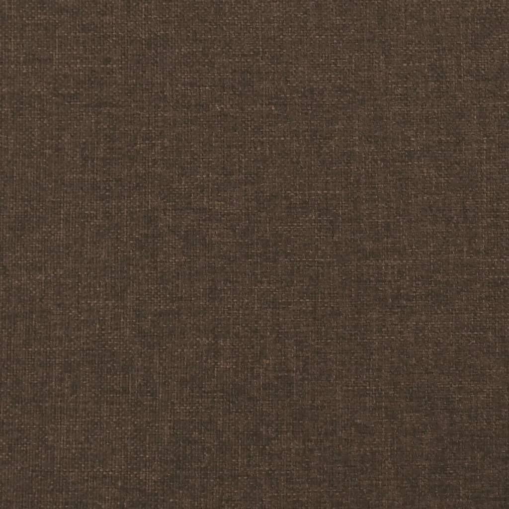 Uzglavlja tamnosmeđa 200x5x78/88 cm od tkanine