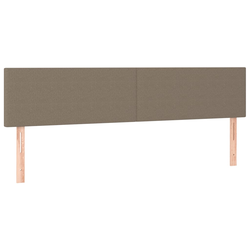 Uzglavlja smeđesiva 200x5x78/88 cm od tkanine