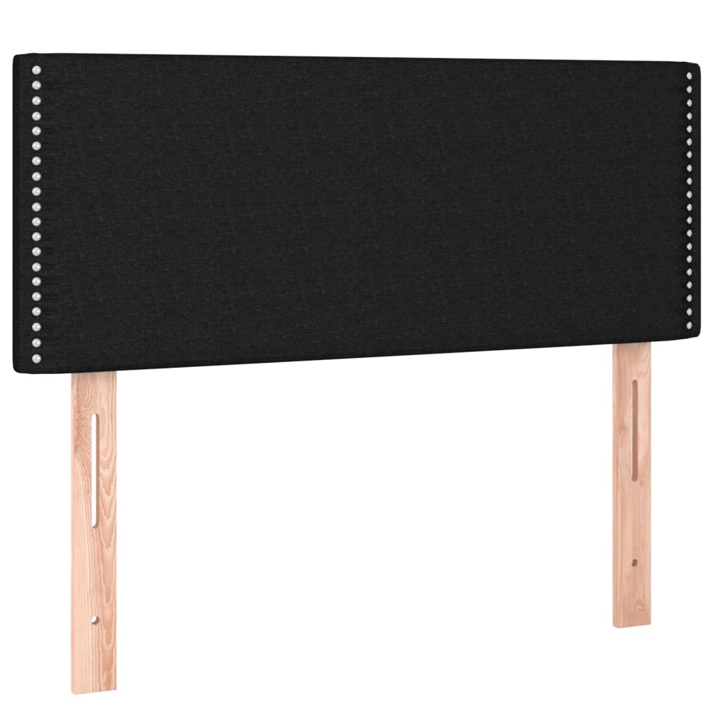 Uzglavlje crno 90x5x78/88 cm od tkanine
