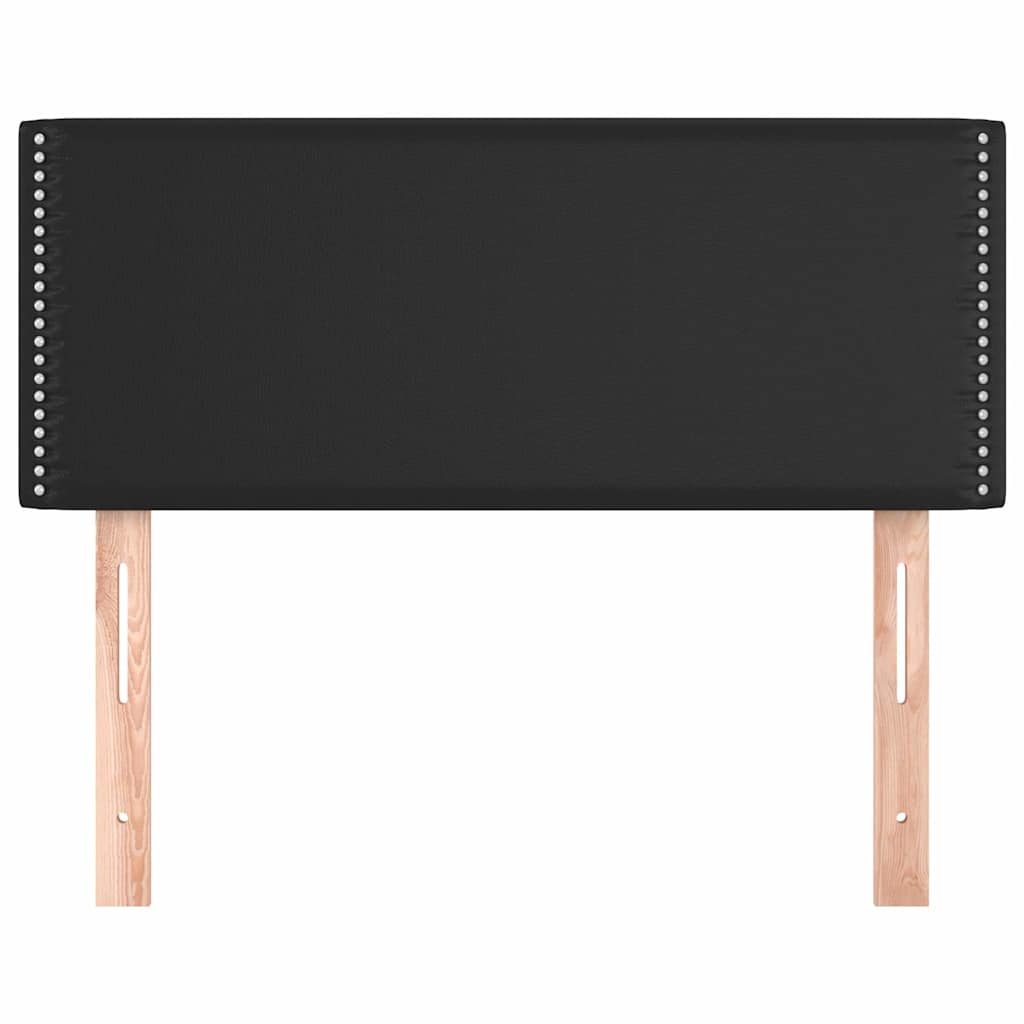 Uzglavlje crno 100x5x78/88 cm od umjetne kože