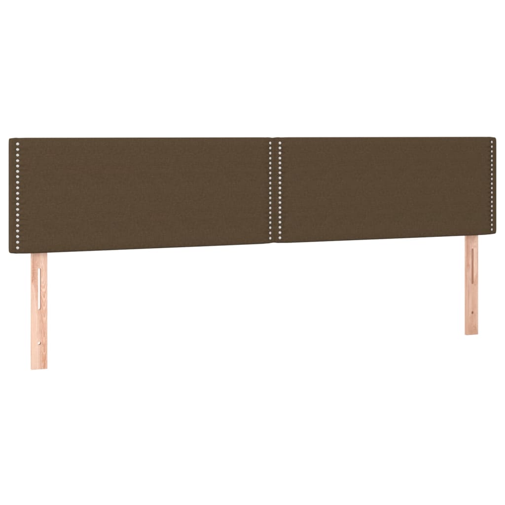 Uzglavlja tamnosmeđa 180x5x78/88 cm od tkanine