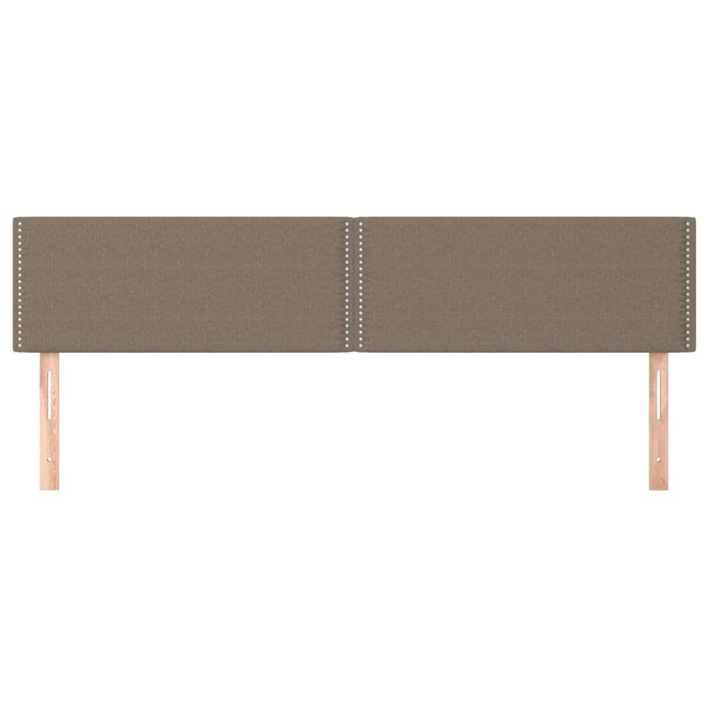 Uzglavlja smeđesiva 180x5x78/88 cm od tkanine