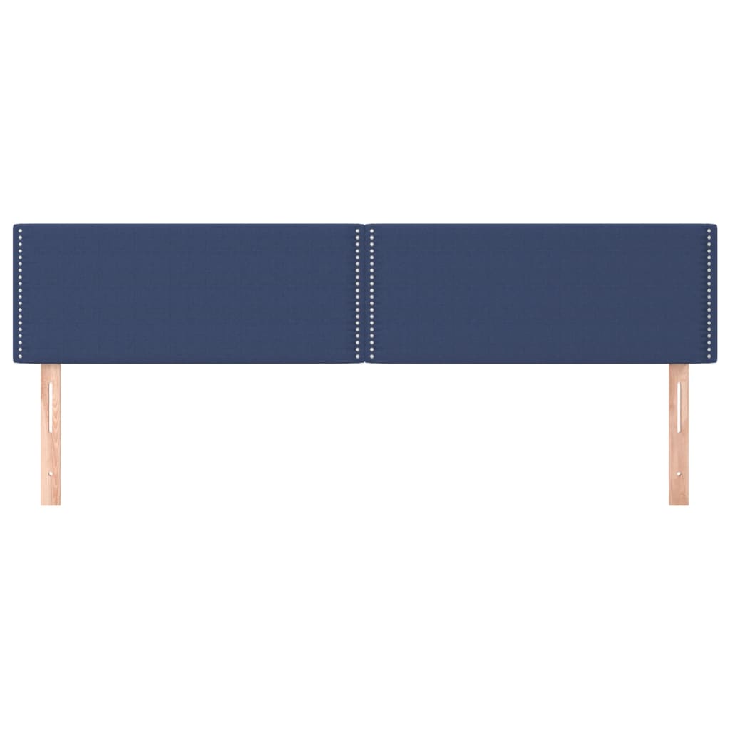 Uzglavlja plava 200x5x78/88 cm od tkanine