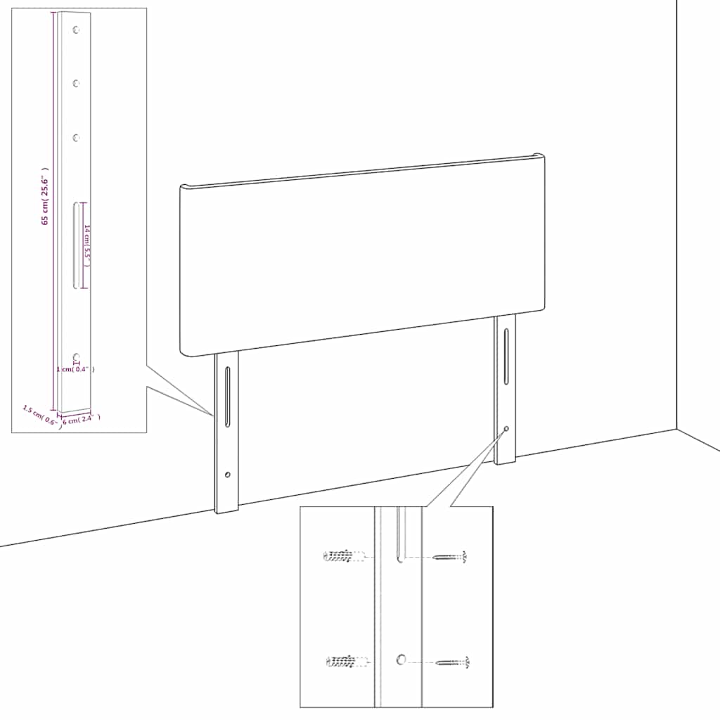 Uzglavlja tamnozelena 200x5x78/88 cm baršunasta