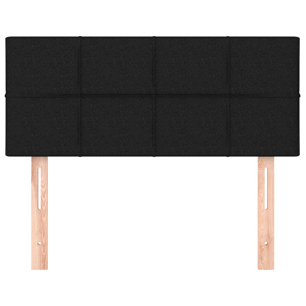 Uzglavlje crno 90x5x78/88 cm od tkanine