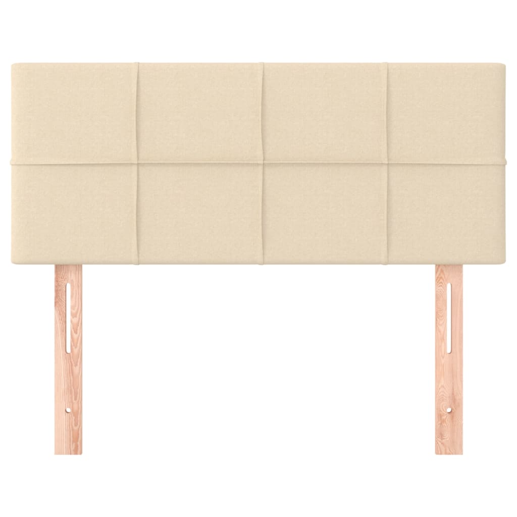 Uzglavlje krem 90x5x78/88 cm od tkanine