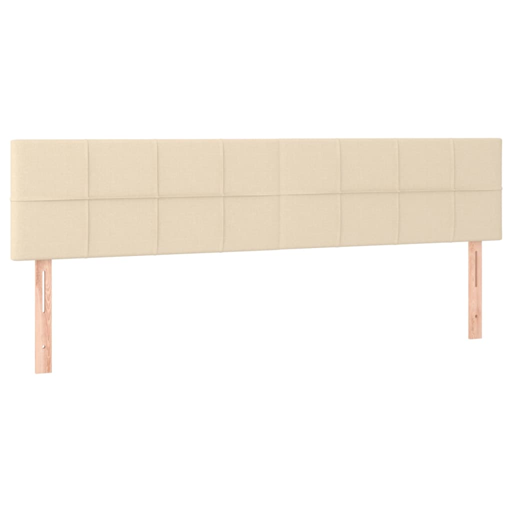 Uzglavlja krem 160x5x78/88 cm od tkanine
