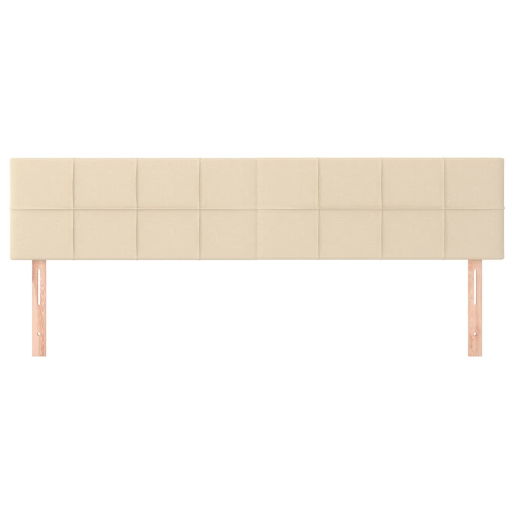 Uzglavlja krem 160x5x78/88 cm od tkanine