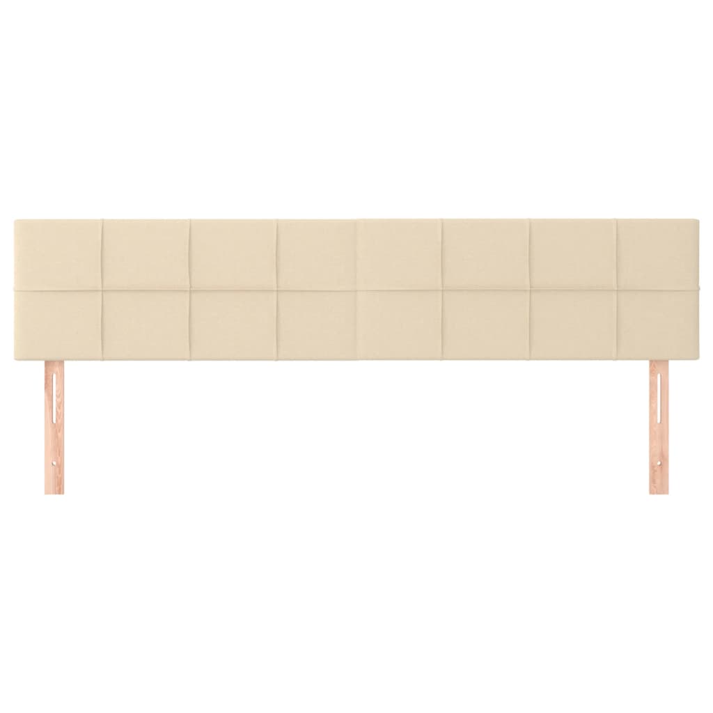 Uzglavlja krem 180x5x78/88 cm od tkanine