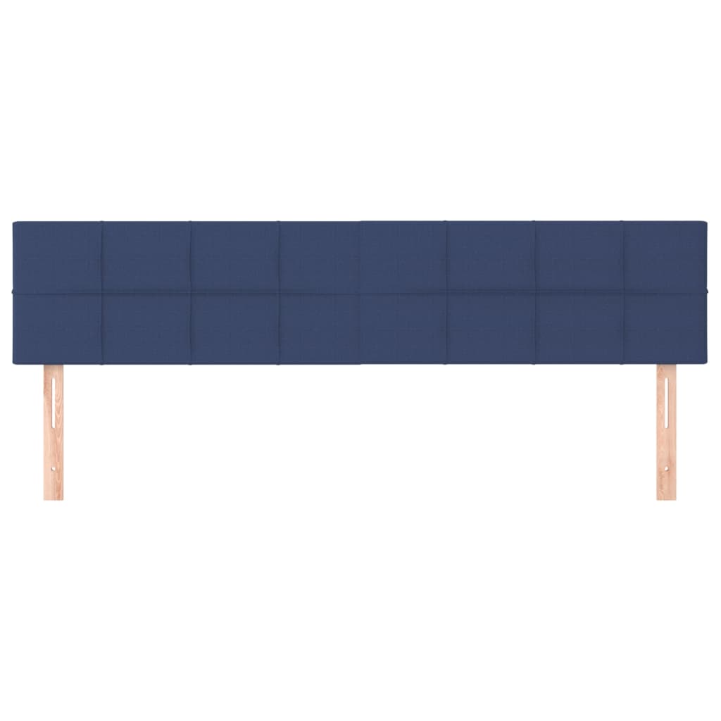 Uzglavlja plava 180x5x78/88 cm od tkanine