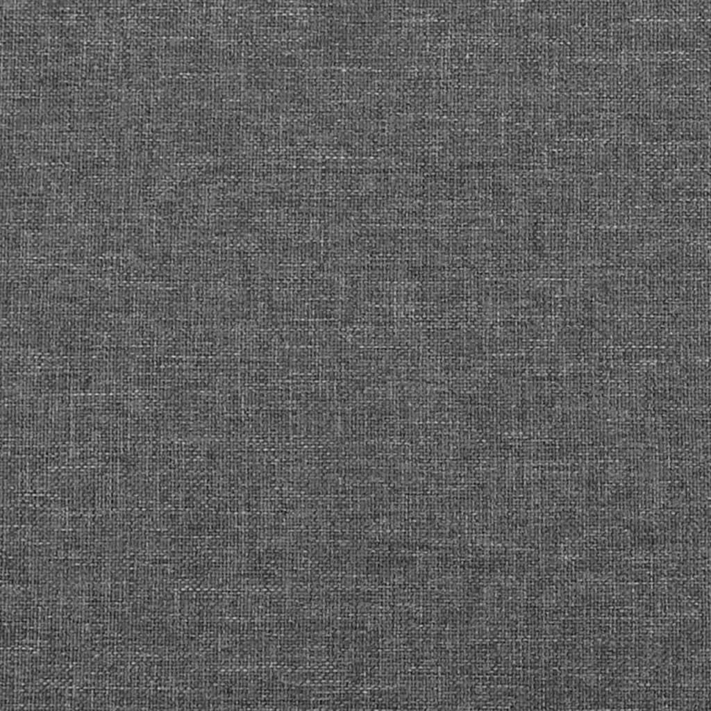 Uzglavlja tamnosiva 200x5x78/88 cm od tkanine