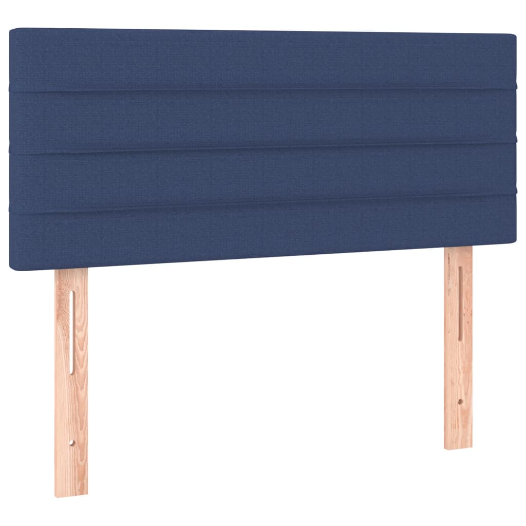 Uzglavlje plavo 90x5x78/88 cm od tkanine
