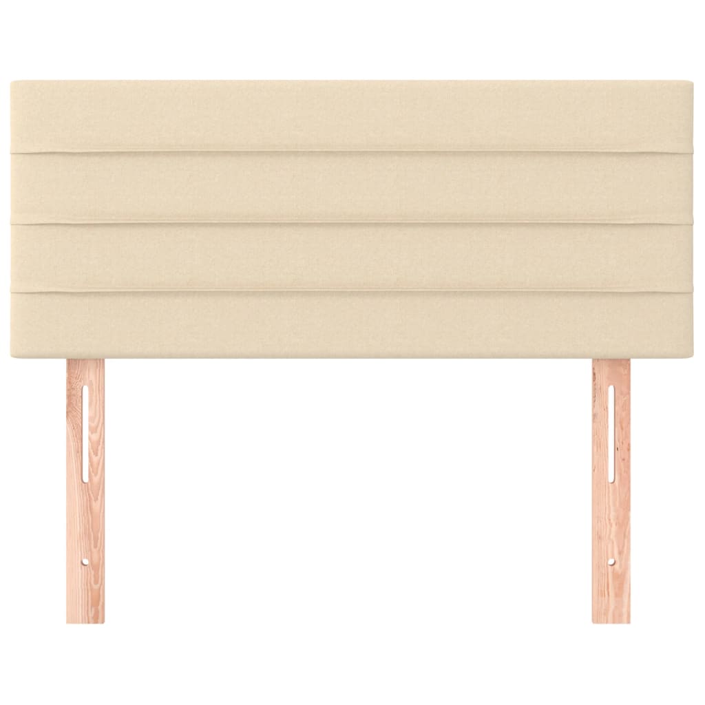 Uzglavlje krem 100x5x78/88 cm od tkanine