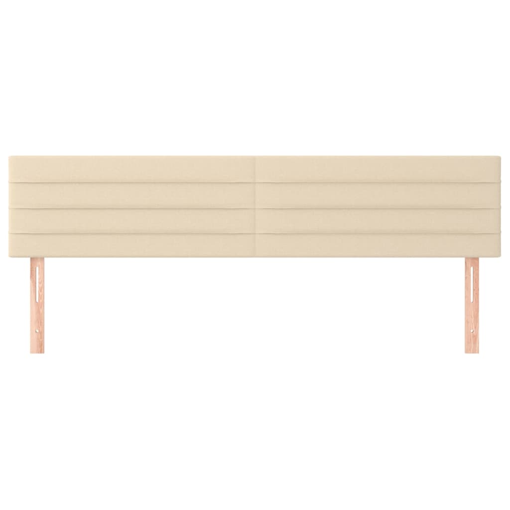 Uzglavlja krem 180x5x78/88 cm od tkanine